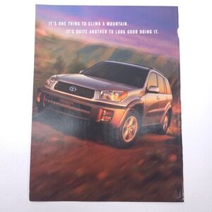 Toyota RAV4 SUV Print Ad Vintage 90s Truck Automotive Magazine Y2K Advertising